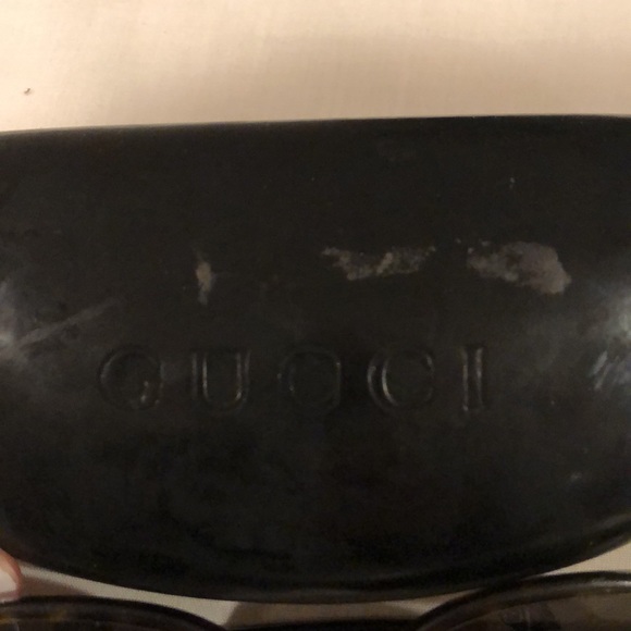 Gucci oversized black sunglasses